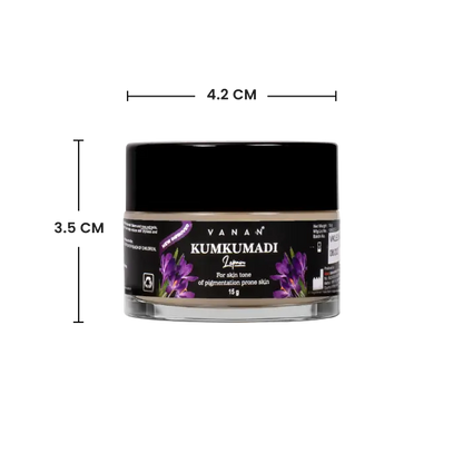 Vanan Kumkumadi Lepam -15g | Ayurvedic Brightening Cream for Pigmentation & Dark Spots