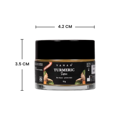 Vanan Turmeric Lepam - 15g | Ayurvedic Turmeric Face Cream for Radiant-Looking Skin