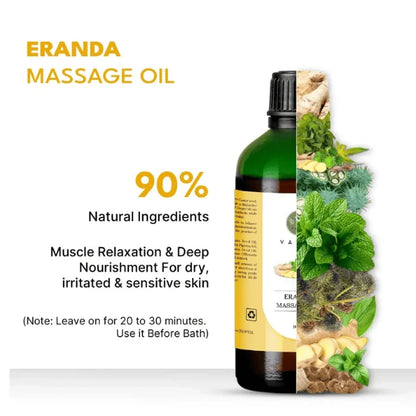 Eranda Massage Oil | Ayurvedic Body Massage Oil with Castor Oil