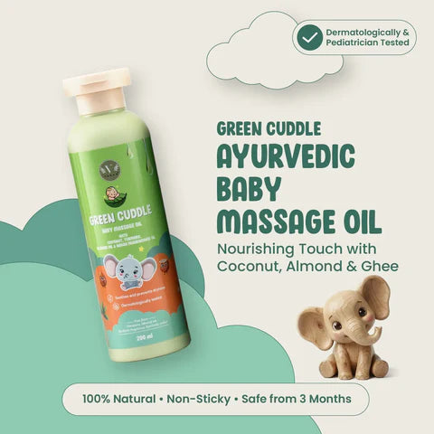 Vanan Baby Care Combo | Infant Body Wash & Coconut Massage Oil
