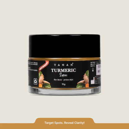 Vanan Turmeric Lepam - 15g | Ayurvedic Turmeric Face Cream for Radiant-Looking Skin