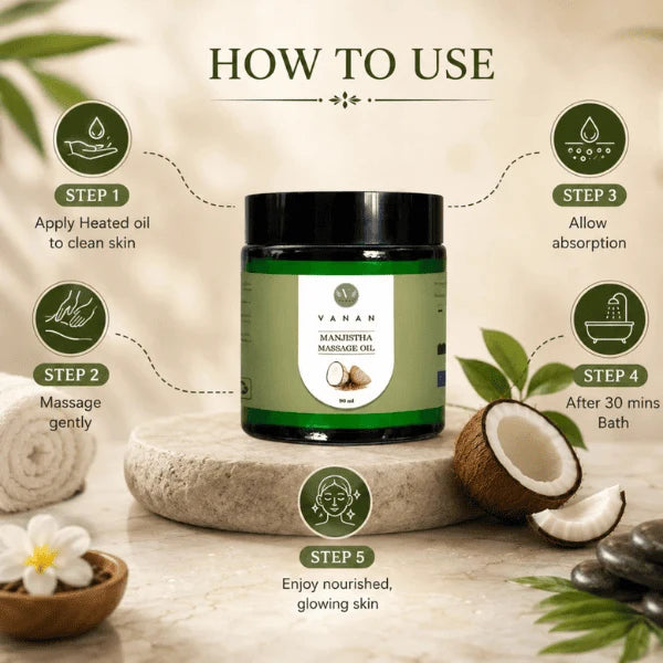 Manjistha Massage Oil | Body Massage Oil for Daily Care
