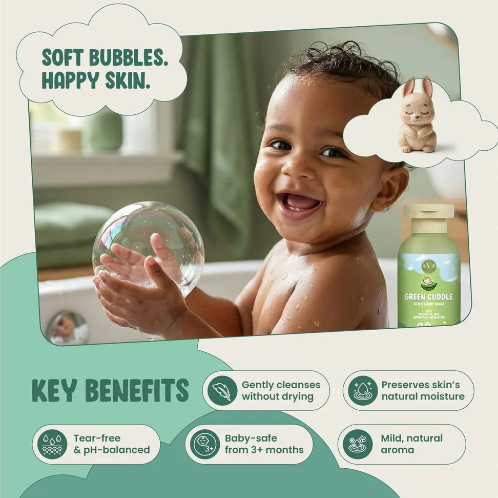 Baby Body Wash 200ml | Gentle Baby Wash for Sensitive Skin