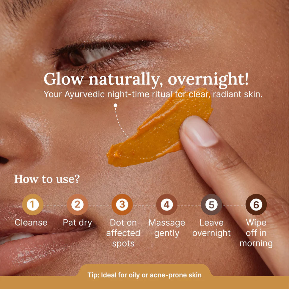 Vanan Turmeric Lepam - 15g | Ayurvedic Turmeric Face Cream for Radiant-Looking Skin
