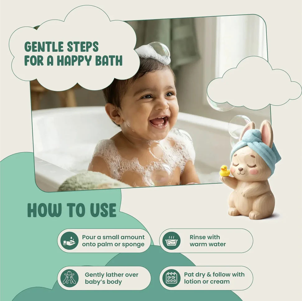 Baby Body Wash 200ml | Gentle Baby Wash for Sensitive Skin