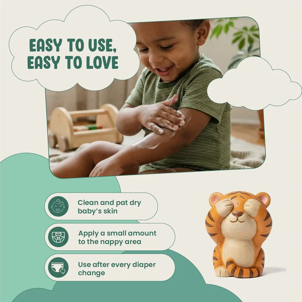 Green Cuddle Baby Rash Cream | Gentle Care for Delicate Skin -100g