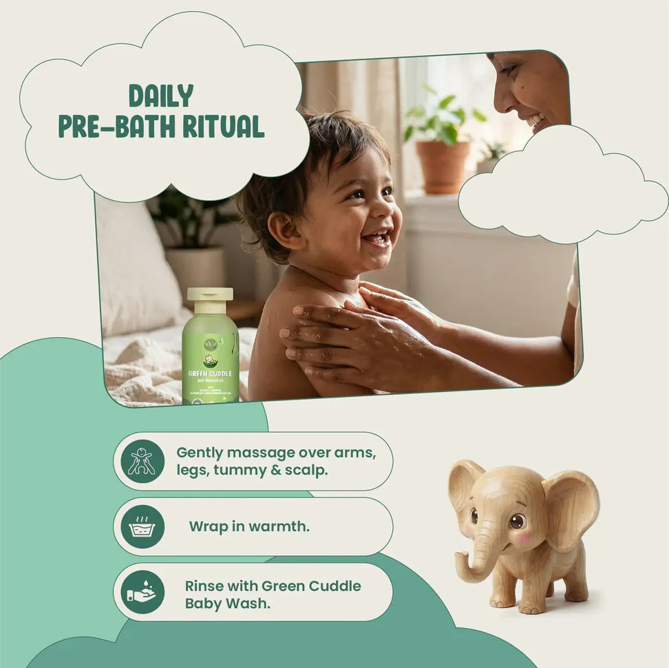 Baby Massage Oil 200ml | Gentle Infant Massage Oil