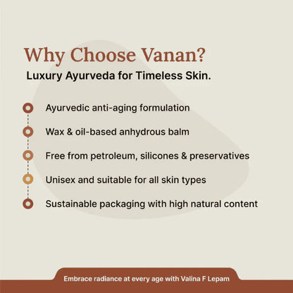 Vanan Valina-F Lepam 15g | Ayurvedic Cream for Fine Lines & Wrinkles