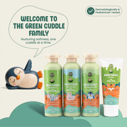 Green Cuddle Baby Lotion | Gentle for Dry Skin - 200ml