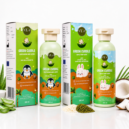 Vanan Baby Skin Care Duo | Gentle Baby Wash & Hydrating Baby Lotion