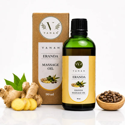 Eranda Massage Oil | Ayurvedic Body Massage Oil with Castor Oil