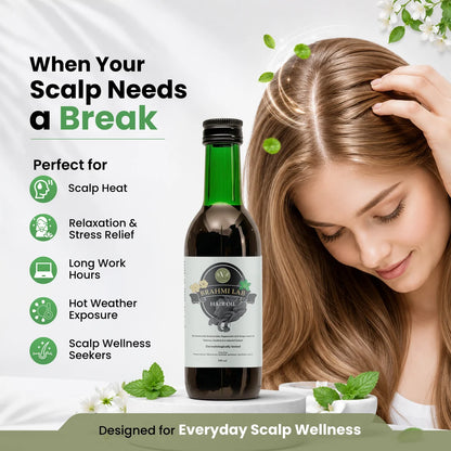 Brahmi Lab Hair Oil | Nourishing Hair Oil for Dry Hair & Scalp -180ml