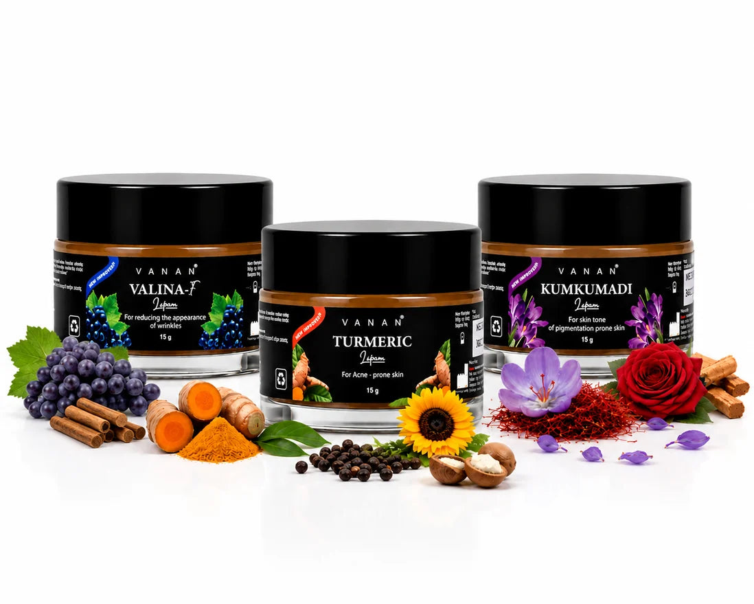 Lepam Skin Care Combo | Ayurvedic Skin Care for Pigmentation, Pimples & Fine Lines