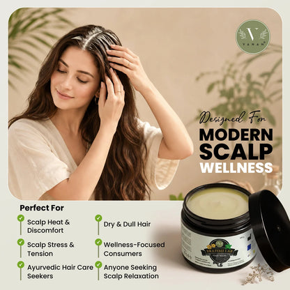 Vanan Brahmi Lab Hair Mask | Ayurvedic Hair Mask for Dry & Damaged Hair - 100g