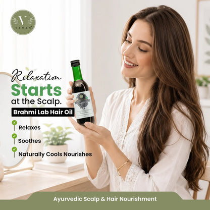 Brahmi Lab Hair Oil | Nourishing Hair Oil for Dry Hair & Scalp -180ml